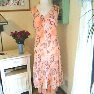 Holly by Robinson Peete Silk Floral Maternity Dress
